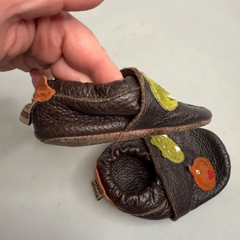 Sho Shoos Leather Toddler Shoes Size 8.5 Brown Alien Design – South Africa